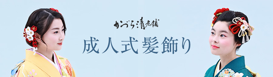 成人式の髪飾り