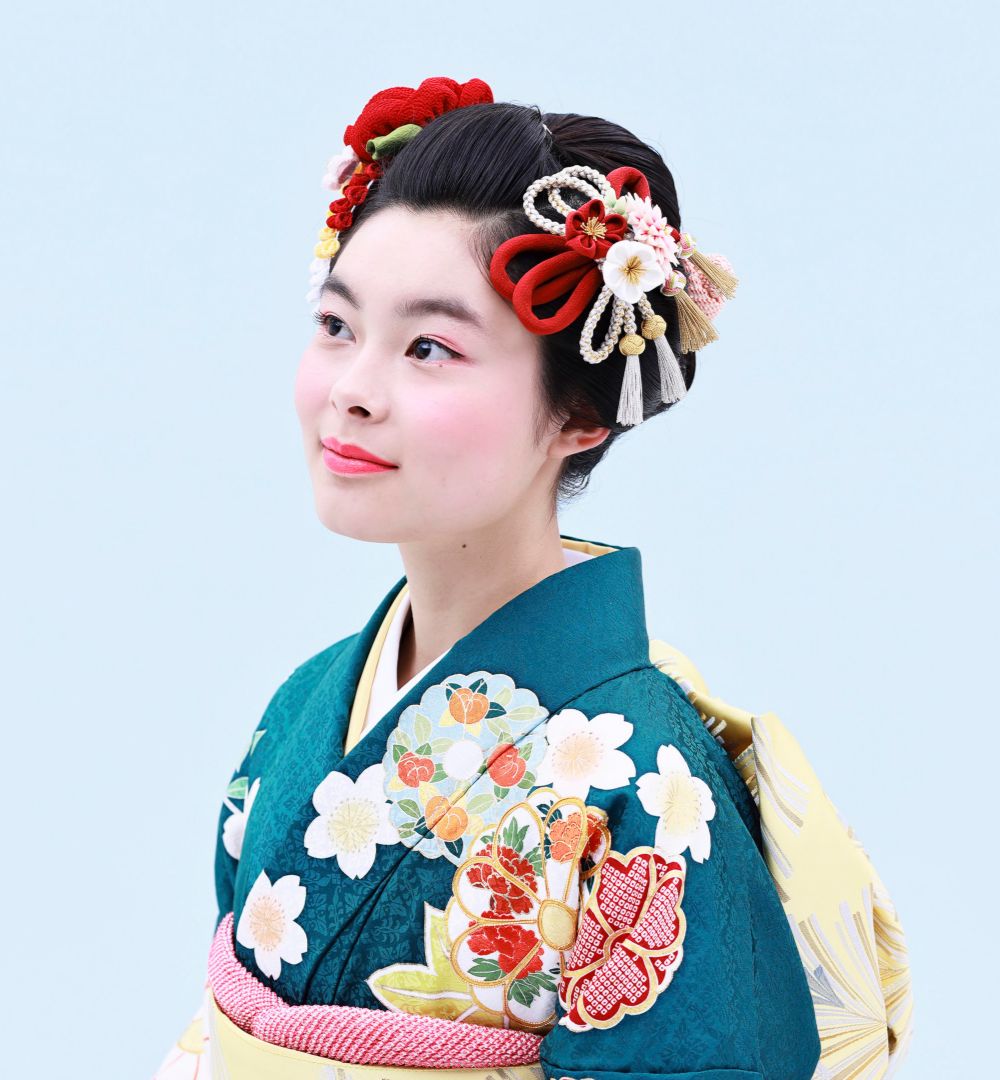 京都 祇園 つまみ細工 髪飾り 花簪 舞妓さん 芸妓 花かんざし 水仙 3月 