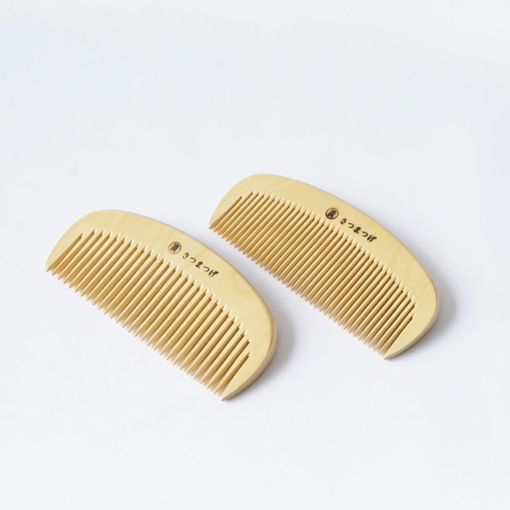 つげ櫛 解き櫛3寸（さつまつげ） | かづら清老舗オンラインショップ 