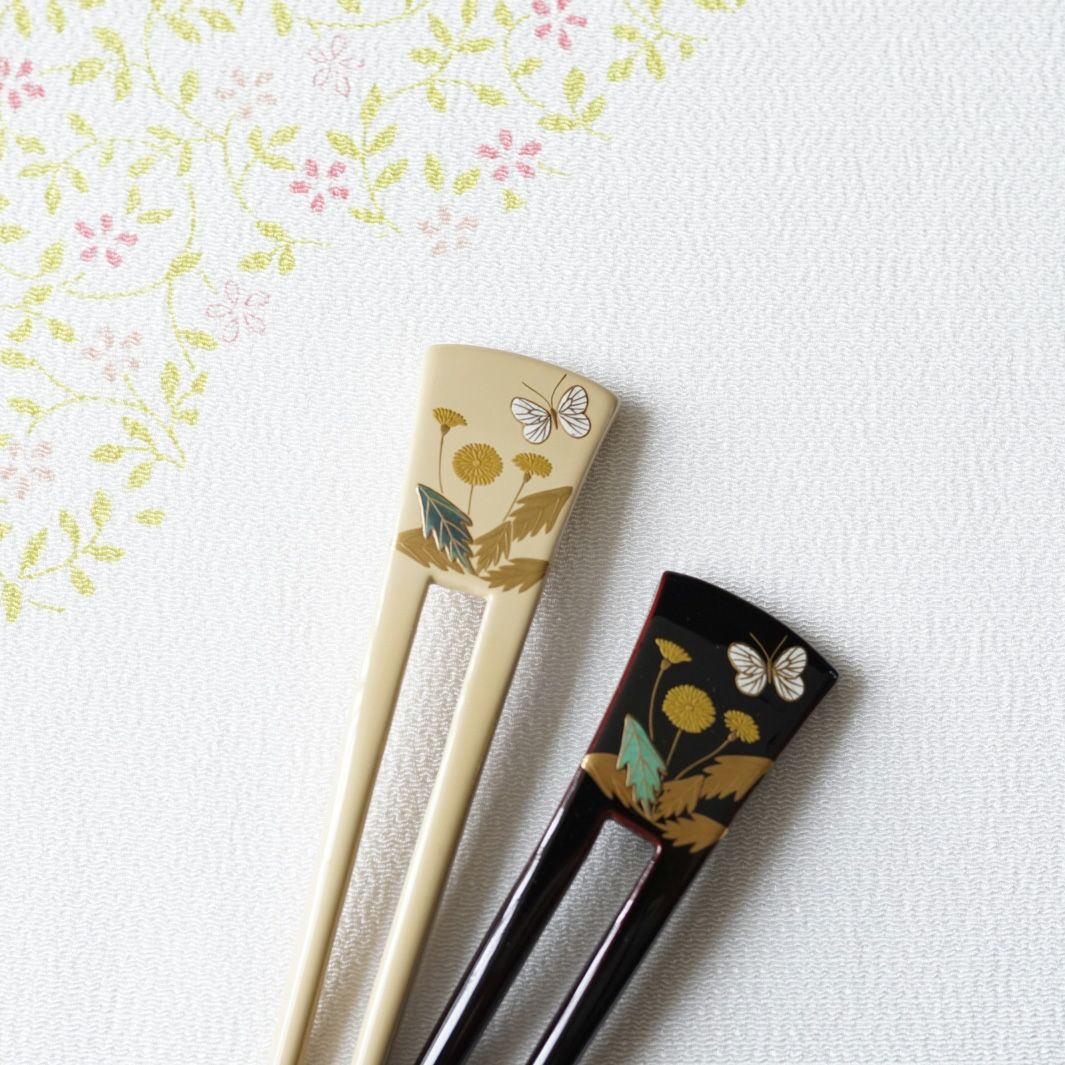 本漆純金蒔絵 玉かんざし | かづら清老舗オンラインショップ