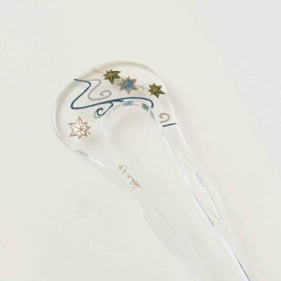 かづら清 本蒔絵かんざし 流水もみじ かづら清 本蒔絵かんざし 流水もみじ かづら清老舗 夏