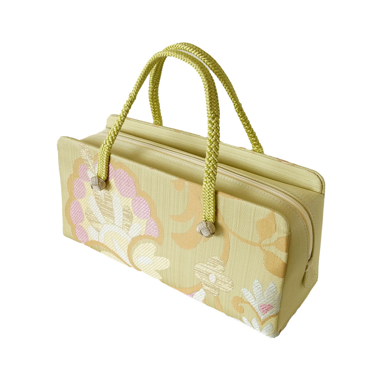 ☆新品未使用☆かづら清☆和装バッグ☆西陣織☆菊菱文☆祇園本店購入 